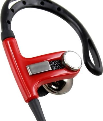 Gearonic AV-5031RPUIB Sports Hook Running Earphones High Quality Stereo Earphones Headset for iPhones PC MP3 MP4 and iPod