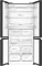 Haier HRB-600KGU1 520 L 3 Star French Door Refrigerator