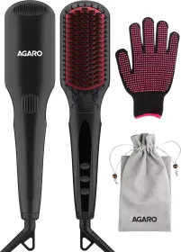 Agaro HSB2206 2 in 1 Hair Straightening Brush