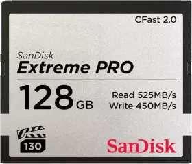 SanDisk Extreme PRO CFast 128 GB Compact Flash Memory Card