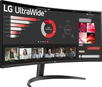 LG UltraWide 34WR50QK-B 34 inch WQHD Curved Monitor