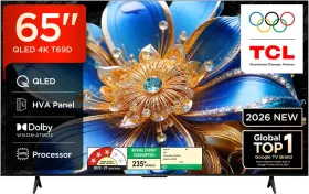 TCL T69D 65 inch Ultra HD 4K Smart QLED TV (65T69D)