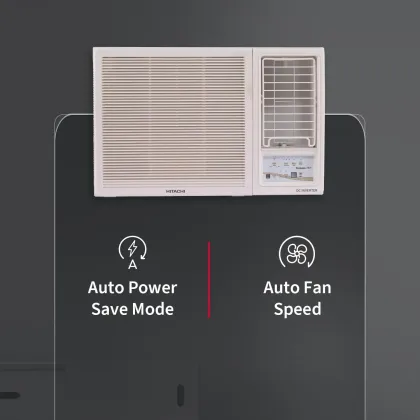 Hitachi RAW318HIEO 1.5 Ton 3 Star Inverter Window AC