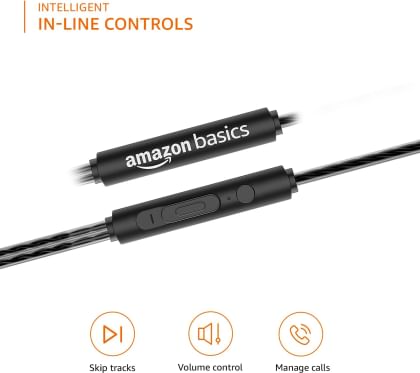 AmazonBasics WE03 Wired Earphones