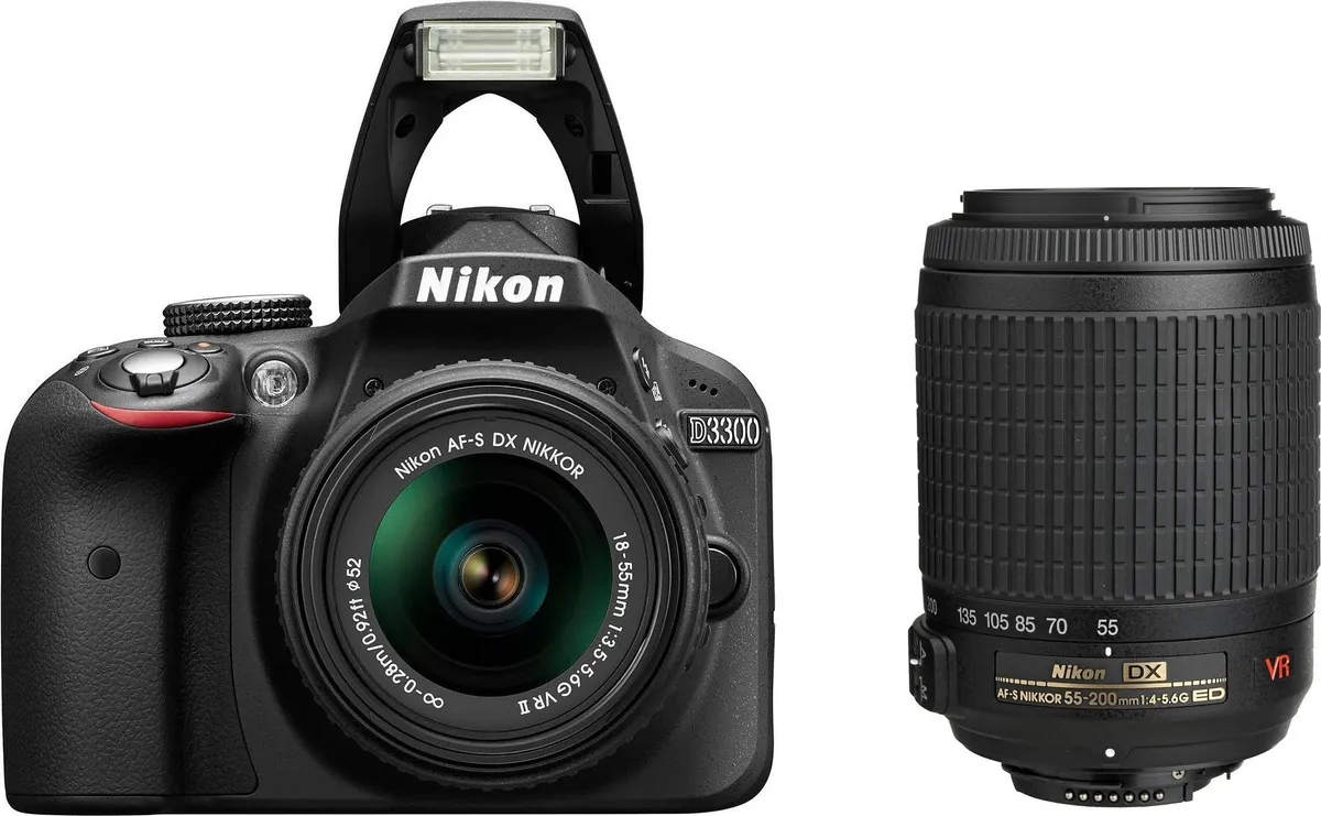 Nikon D3300 18-55mm 55-200mm 値下げ交渉あり 【公式通販】