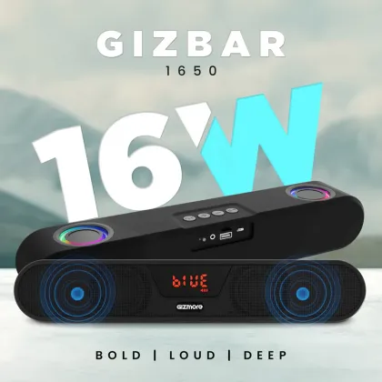 Gizmore GizBar 1650 16W Bluetooth Speaker