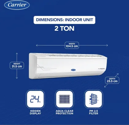 Carrier CAI24ES3R34F1 2 Ton 3 Star 2024 Inverter Split AC