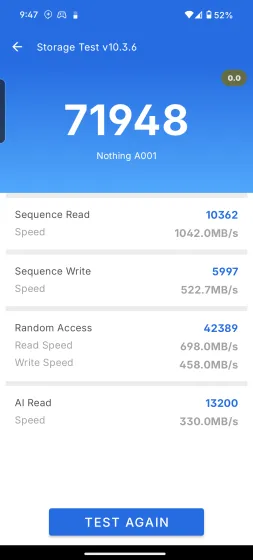 Storage Test
