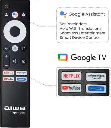 Aiwa AS55QUHDX3 55 inch Ultra HD 4K Smart QLED TV