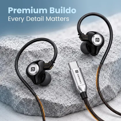 Portronics Rythm Type-C Wired Earphones