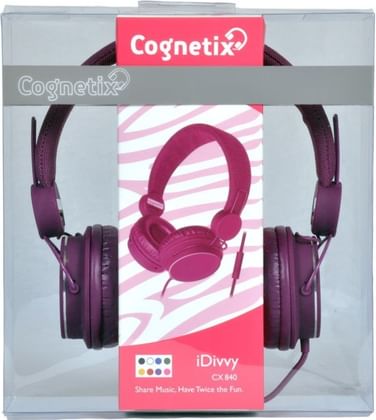 Cognetix Idivvy CX840 Wired Headphones (Over the Head)