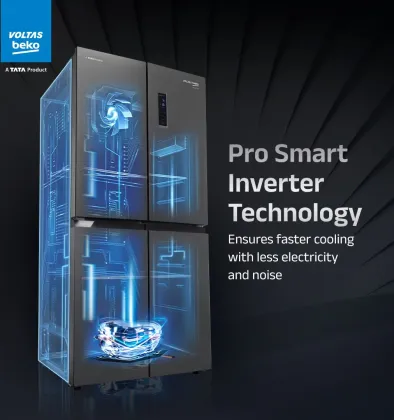 Voltas Beko R4D472/FPV3N0RXID 472 L Side by Side Refrigerator