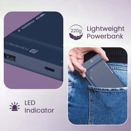 Portronics Luxcell UNO 10K 10000 mAh Power Bank - image 4