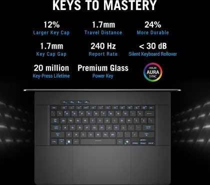 Asus ROG Zephyrus G16 2026 GU605CP-QR117WS Gaming Laptop (Intel Core Ultra 7 255H/ 32GB/ 1TB SSD/ Win11/ 8GB RTX 5070 Graph)