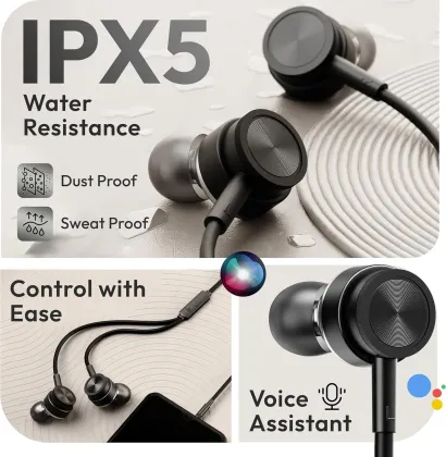 Boult Audio XO Wired Earphones