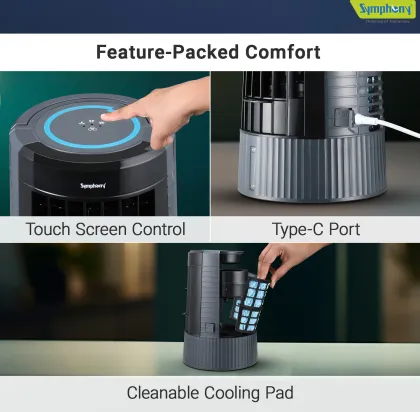 Symphony Duet Mini 1 L Personal Air Cooler