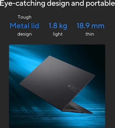 Asus Vivobook 16X 2023 K3605ZU-MB741WS Laptop (12th Gen Core i7/ 16GB/ 512GB SSD/ Win11 Home/ 6GB Graph)
