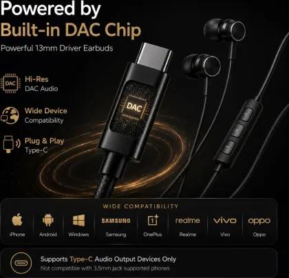 Uddo X2 Type-C Wired Earphones