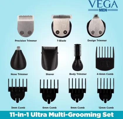 Vega Men 11-in-1 Ultra Multi-Grooming Set VHTH-20 Trimmer