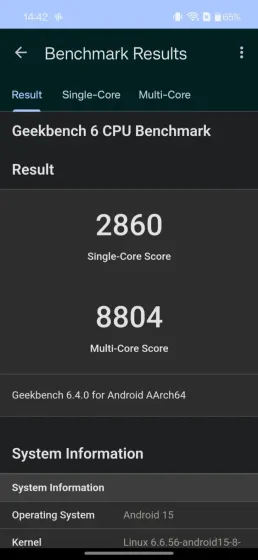 Geekbench 6