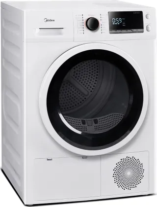 Midea MLE25H7BWW 4.4 cu ft Fully Automatic Front Load Dryer