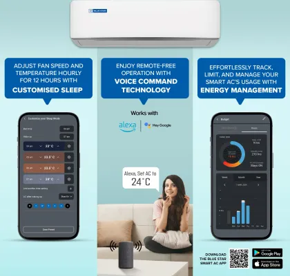 Blue Star IA512ZXUS 1 Ton 5 Star 2026 Inverter Split AC