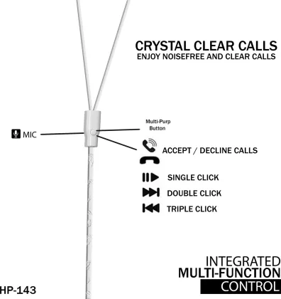 Hitage HP-143 Wired Earphones