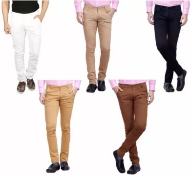 Parx Men's Trousers Upto 75% OFF