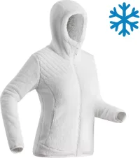 QUECHUA Women's Snow Hiking Warm Fleece Jacket SH100 U-Warm