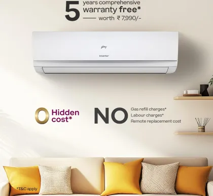 Godrej EI 12TINV3R32 WYQ IOT 1 Ton 3 Star 2025 Inverter Split AC