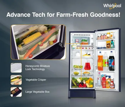 Whirlpool 215 IMPC ROY 4S 192 L 4 Star Single Door Refrigerator