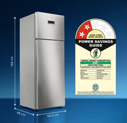 Bosch CTC29S22VI 269 L 2 Star Double Door Refrigerator
