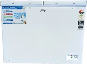 Godrej DH EPenta 325C 31 CMFH2M Rw 300 L 4 Star Double Door Deep Freezer
