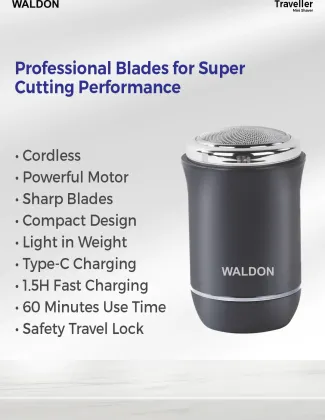 Waldon Traveller Mini Shaver