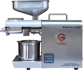 Gorek Technologies GT-OT 600W Oil Presser Machine