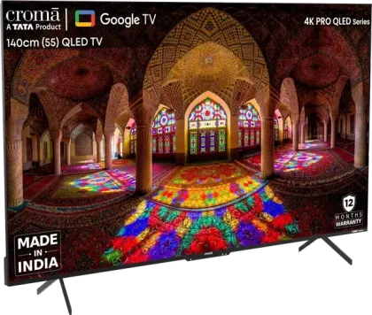 Croma CREL055UGC024603 55 inch Ultra HD 4K Smart QLED TV