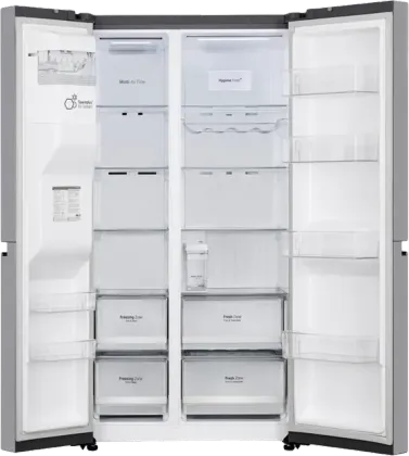 LG GL-L257CPZ3 630 L 3 Star Side By Side Refrigerator