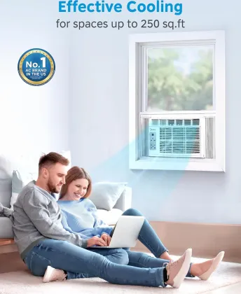 Midea MAW06R1CWT 6000 BTU 115V Window AC