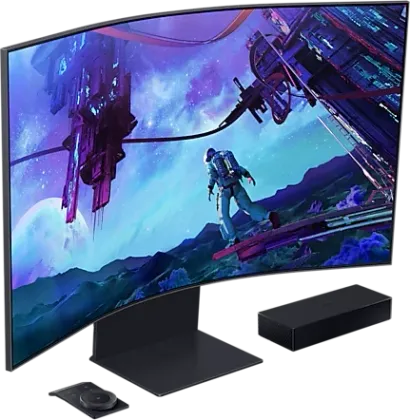 Samsung Odyssey Ark 2nd Gen LS55CG97WNWXXL 55 inch Ultra HD 4K Curved Monitor