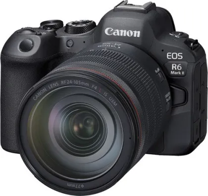 Canon EOS R6 Mark II 24MP Mirrorless Camera with RF 24-105mm F/4L IS USM Lens