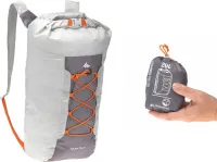 QUECHUA Ultra-Compact 20 Litre Waterproof Travel Backpack - Grey