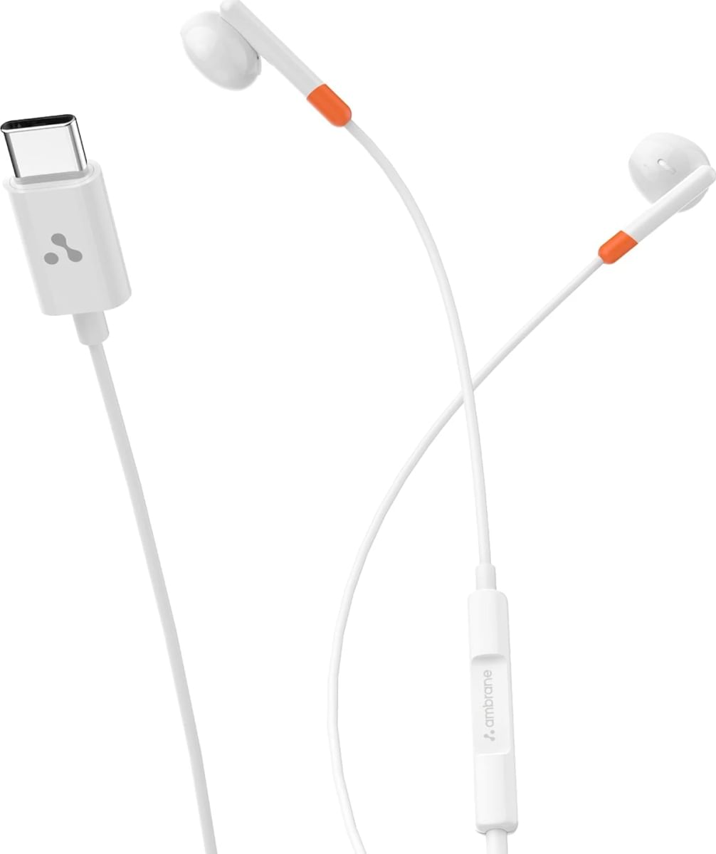 Ambrane Stringz 02 TypeC Wired Earphones Price in India 2024, Full