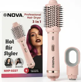 Nova 3 in 1 NHP 8227 Hair Straightener Brush