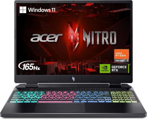 Acer Nitro 16 ‎AN16-41-R1WE Gaming Laptop (AMD Ryzen 7 7840HS/ 16GB/ 512GB SSD/ Win11 Home/ 8GB Graphics)