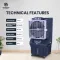 Novamax Gloster 125 Plus 125 L Desert Air Cooler