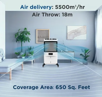 Hindware Powerstorm 125 L Desert Air Cooler