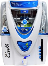 Earth Epic RO + UV + UF + TDS + Copper 12L Water Purifier