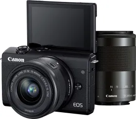 Canon EOS M200 Mirrorless Camera with EF-M15-45mm and EF-M55-200mm STM Lens