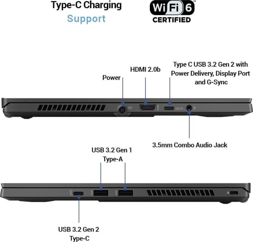 Asus ROG Zephyrus G14 GA401QM-HZ274TS Gaming Laptop (AMD Ryzen 7/ 16GB/1TB SSD/ Win10/ 6GB Graph)