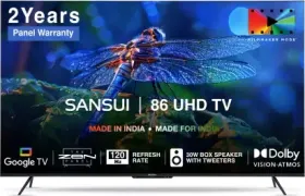 Sansui JSW86GSUHDFF 86 inch Ultra HD 4K Smart LED TV